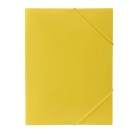Marbig Document Wallet Polypropylene Elastic Closure A4 Yellow image