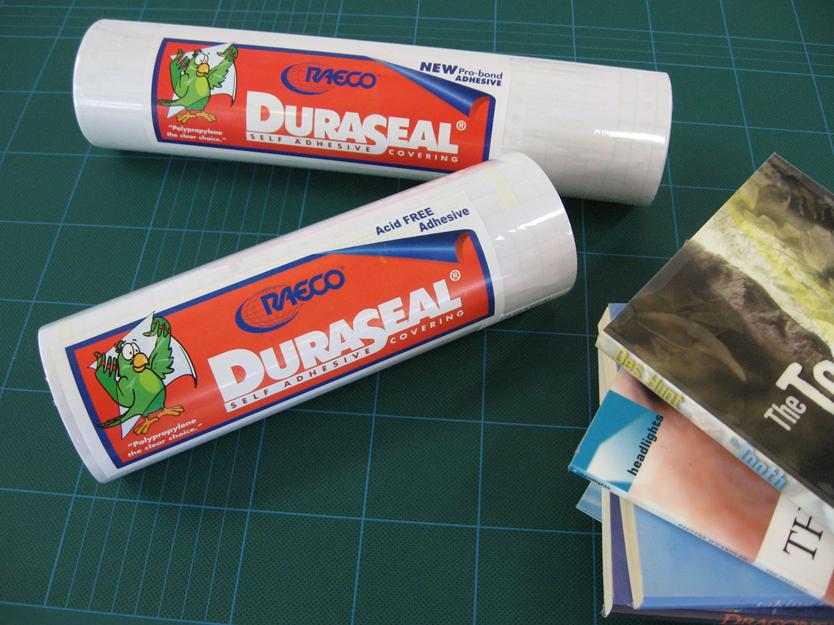 Duraseal Book Covering Gloss Adhesive 65mic 450mm x 50m Roll