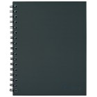 Collins Notebook Wiro 225x175 Black 100 Leaf Side Opening image