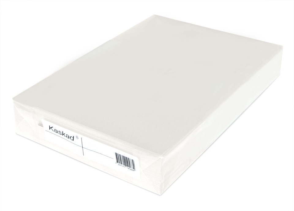 Kaskad Colour Paper 240gsm A4 Osprey White Linen Embossed Pack 125