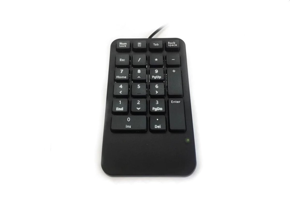 Accuratus Wired Numeric Pad With Palm Rest