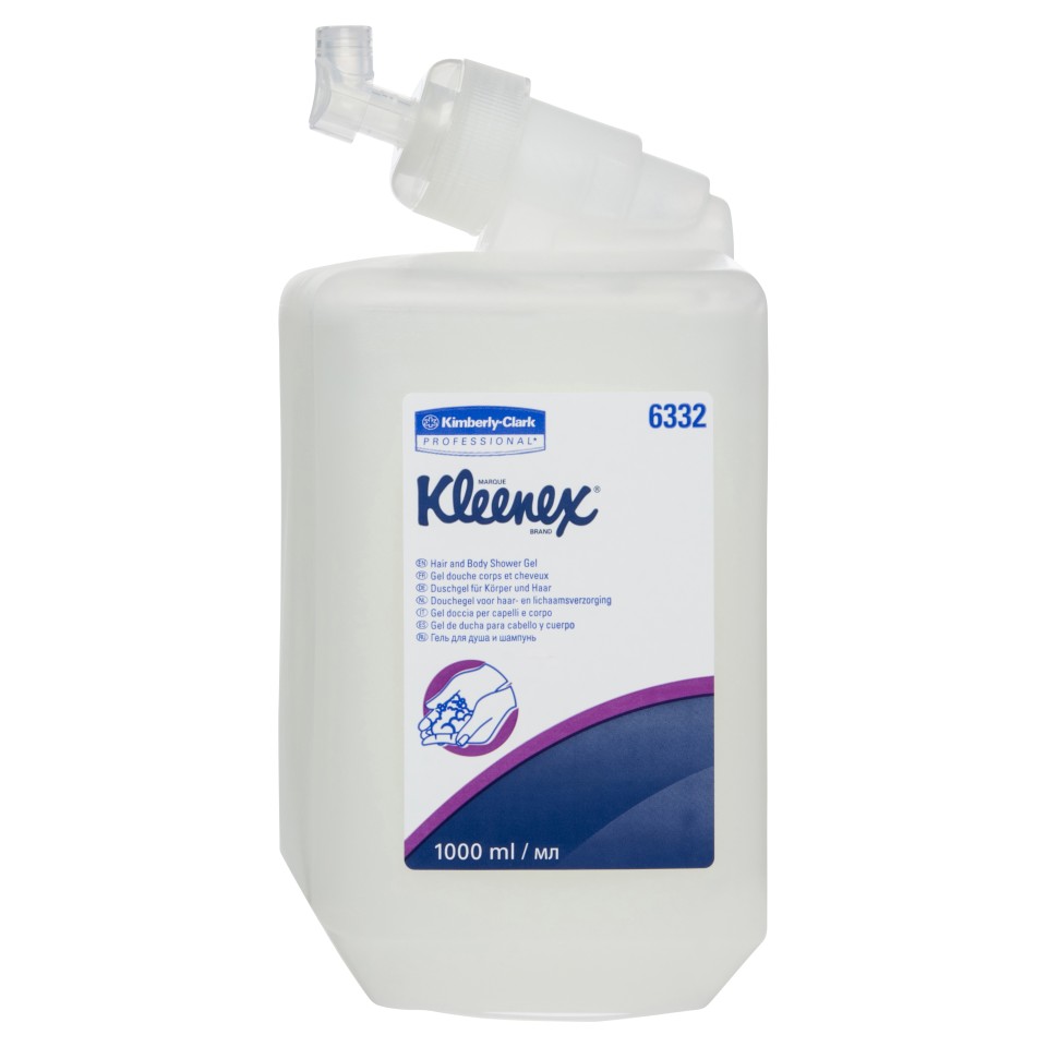 Kleenex Hair & Body Shower Gel 1 Litre 6332