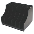 Fluteline Winmac Metal Vertical Catalogue Storage File 230X330X260mm Black image
