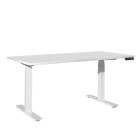 Tidal Standard Sit To Stand Desk 1800w X 800d mm White Top / White Frame image