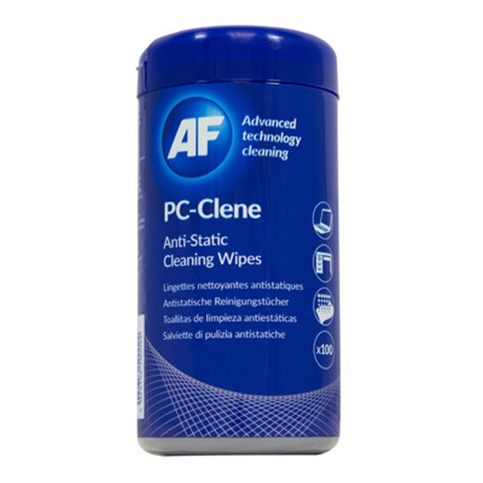 AF Cleaning Wipes Phone-Clene Anti Static Tub 100