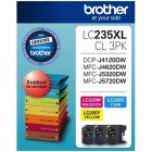 Brother Inkjet Ink Cartridge LC235XL High Yield Tri Colour Pack 3 image
