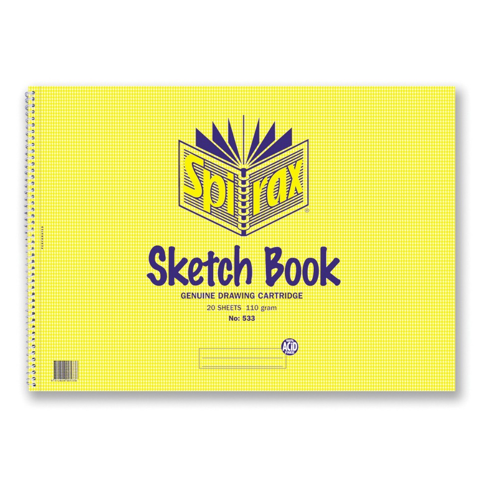 Spirax 533 Sketch Book A3 297 x 420mm 40 Pages
