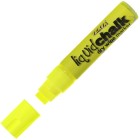 Texta Liquid Chalk Marker Dry-Wipe Jumbo Chisel Tip 15.0mm Yellow image