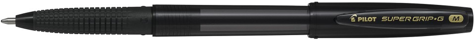 Pilot Super Grip G Ballpoint Pen Stick Capped 1.0mm Black