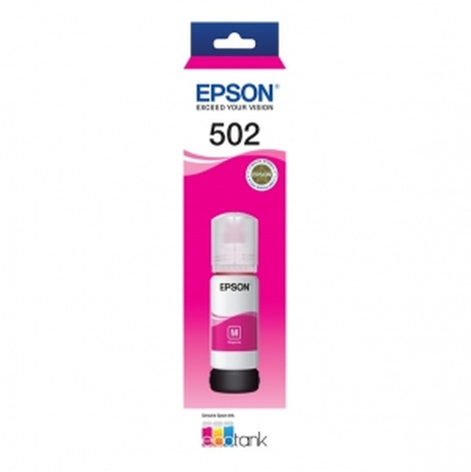 Epson EcoTank Ink Refill Bottle T502 Ultra High Yield Magenta