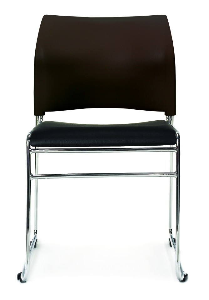 Buro Maxim Visitor Chair Black/Chrome