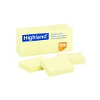 Self Adhesive Removable Sticky Notes 35x47mm Yellow Pack 12 image