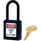 Master Lock Safety Padlock Dielectric Nylon Shackle Black image