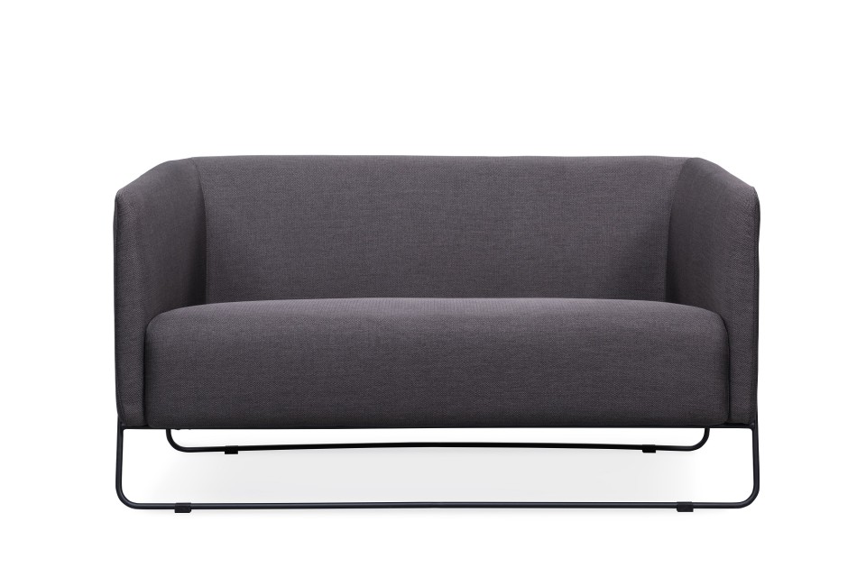 Maxwell Lounge 2 Seater Charcoal