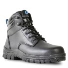 Bata Saturn Black Lace Up Safety Boot image