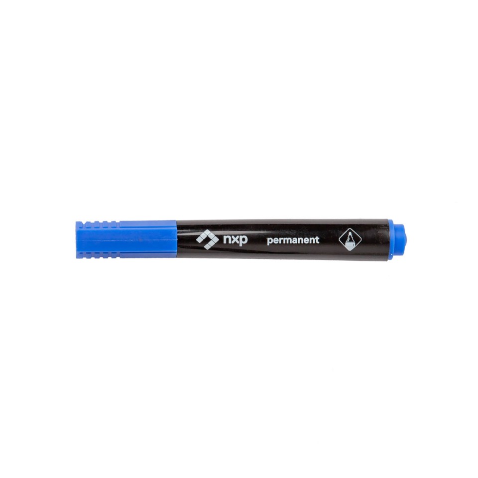 NXP Permanent Marker Bullet Tip 2.5mm Blue Box 12