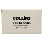Collins Visiting Cards Reduced Small 90x55mm Packet 52 image