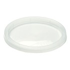 Huhtamaki Plastic Container Lid For 770ml and 850ml Round Translucent Pack of 50 image