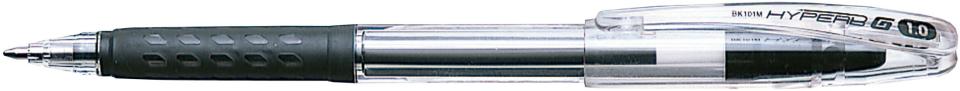Pentel Bk101 Hyperb G Ballpoint Pen 1.0mm Black