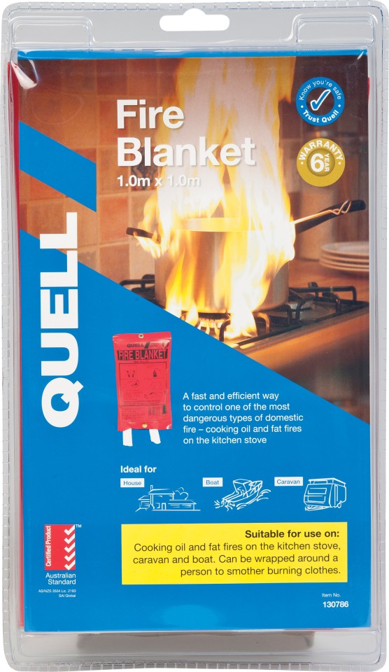 Quell Fire Blanket 1x1m