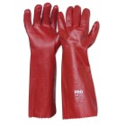 Pro Choice Pvc45 Red PVC Long Gloves One Size Pair image