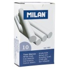 Milan Chalk Sticks White Pack 10 image