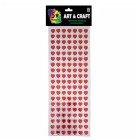 Five Star Stickers Heart Gems Red Pack 133 image