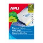 Apli General Use Labels White Laser Inkjet Copier 70 x 37 mm 2400 Labels image