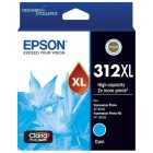 Epson Claria Photo HD Inkjet Ink Cartridge 312XL High Yield Cyan image