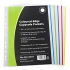 OSC Copysafe Pockets A4 Assorted Colours Pack 100 image