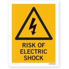 Sign - Risk Of Electric Shock 300 X 450 Each image