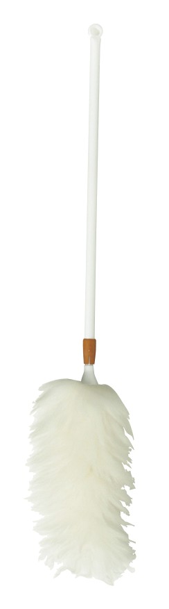 Oates Wool Duster with Extendable Handle White