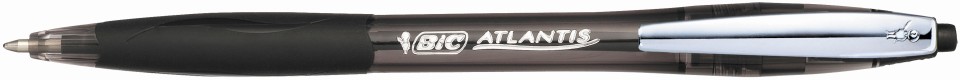 BIC Atlantis Ballpoint Pen Retractable 1.0mm Black