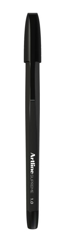 Artline Supreme Ballpoint Pen Stick 1.0mm Black Box 12