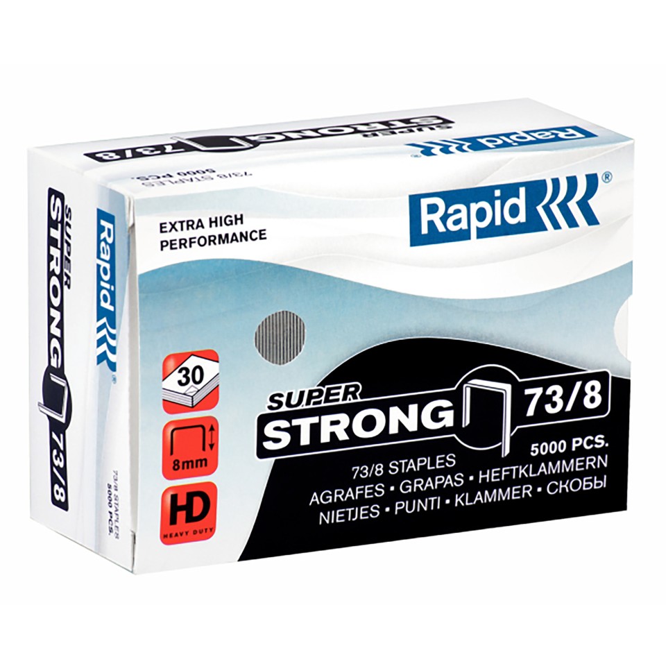 Rapid Staples No. 73/8 Super Strong Box 5000