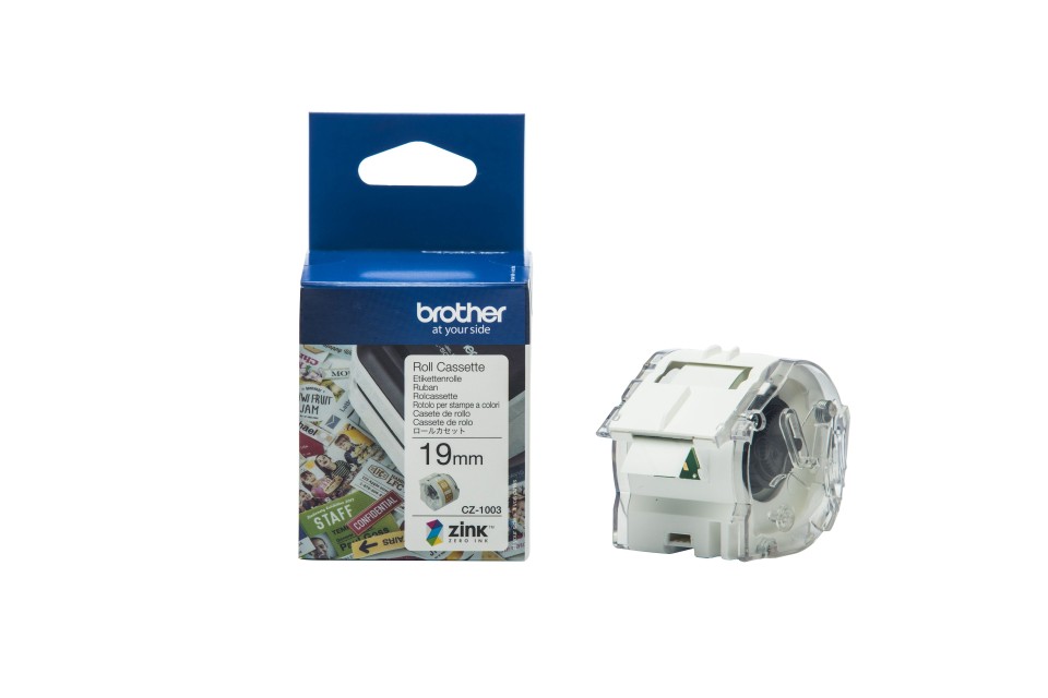 Brother CZ-1003 Continuous Colour Label Roll 19mmx5m
