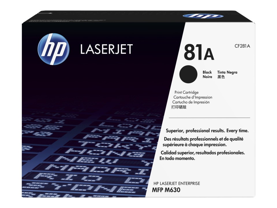 HP LaserJet Laser Toner Cartridge 81A Black