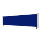 Boyd Visuals Desk Partition Blue 1760W x 450H mm image