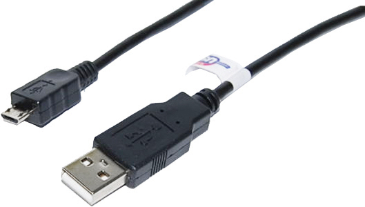 Dynamix Cable Micro USB 2.0 Male To USB A Male Black