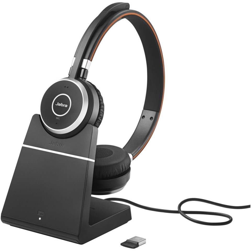 Jabra Evolve Headset 65SE MS Link 380A Stereo With Stand