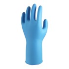 Showa 7545 Ebt Disposable Gloves Blue Pack 100 image