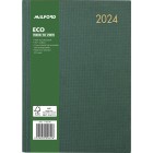 Milford 2024 Hardcover Eco Diary A5 Week To View Green image