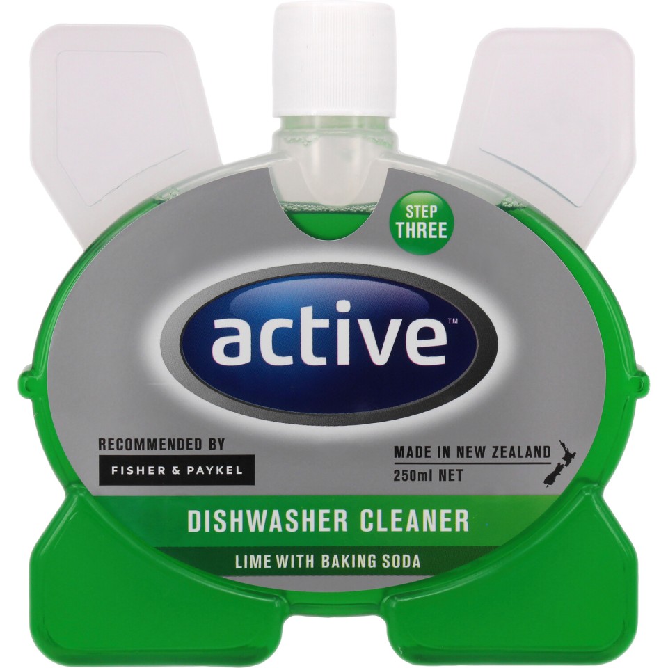 Active Dishwasher Cleaner Lime & Baking Soda 250ml