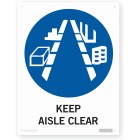 Sign - Keep Aisle Clear 230 X 300 Each image