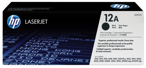 HP LaserJet Laser Toner Cartridge 12A Q2612A Black