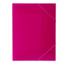 Marbig Document Wallet Polypropylene Elastic Closure A4 Pink image