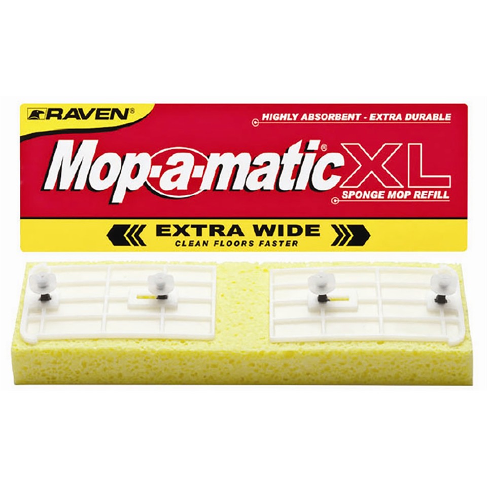 Raven Mop-a-Matic XL Glide Mop Refill Twin Pack