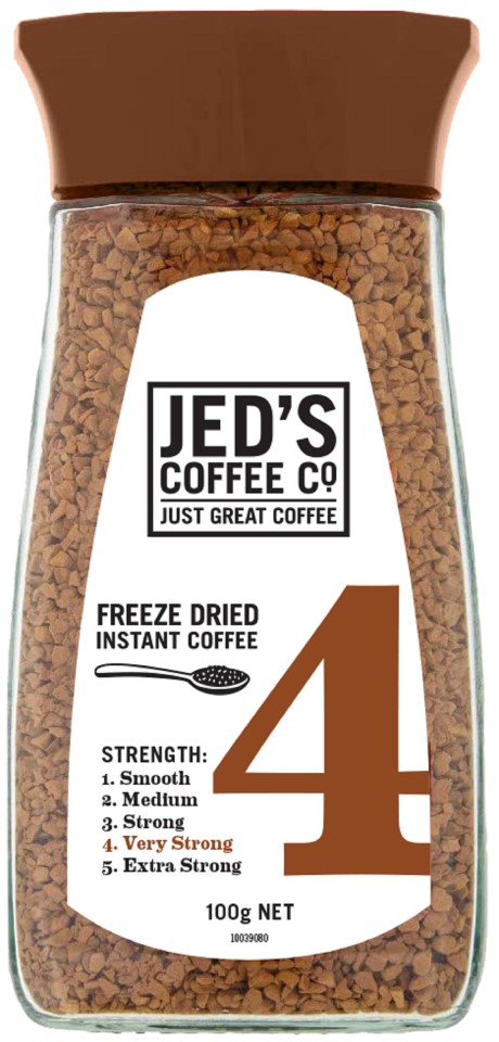 Jed's No 4 Instant Coffee Freeze Dried Jar 100g