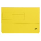 Icon Document Wallet Cardboard Foolscap Yellow Pack 10 image