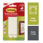 3M Command Picture Hanging Strips Large White Pack 4 image
